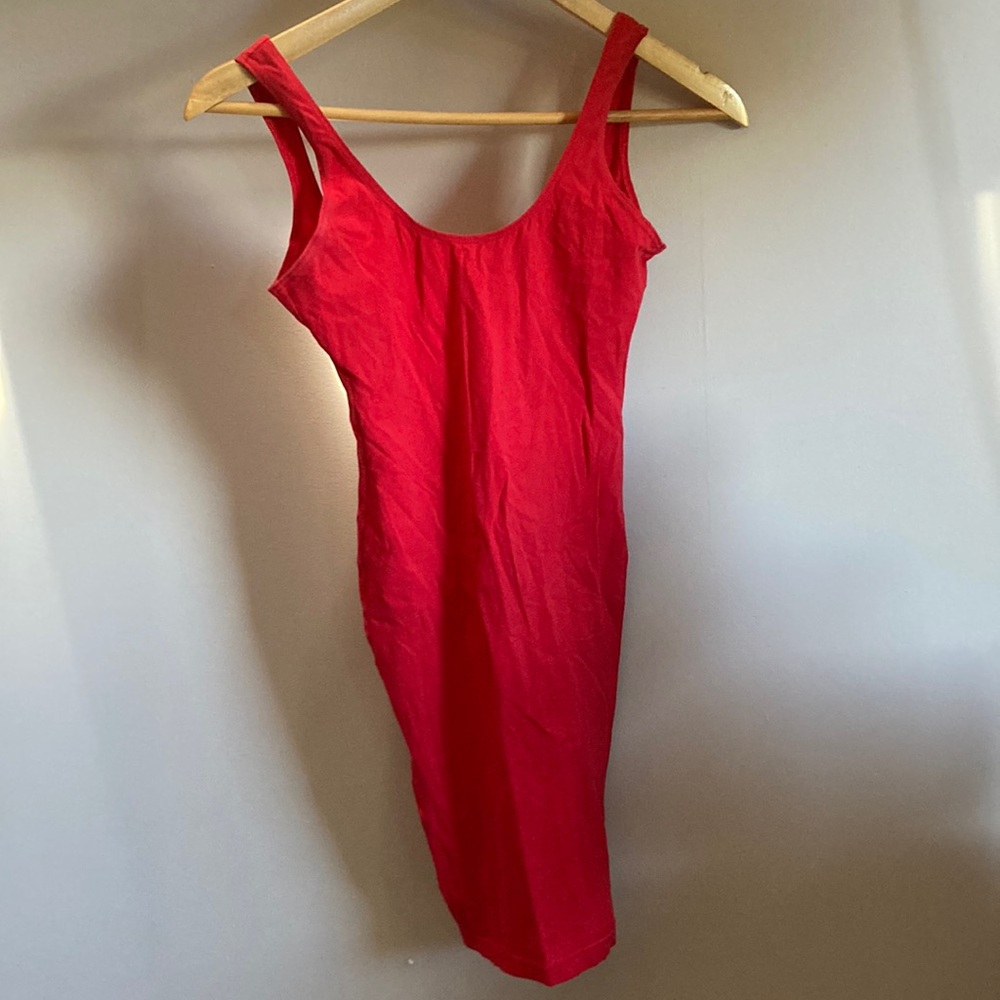 Red, Scoop Back, American Apparel, Mini Dress 🔥